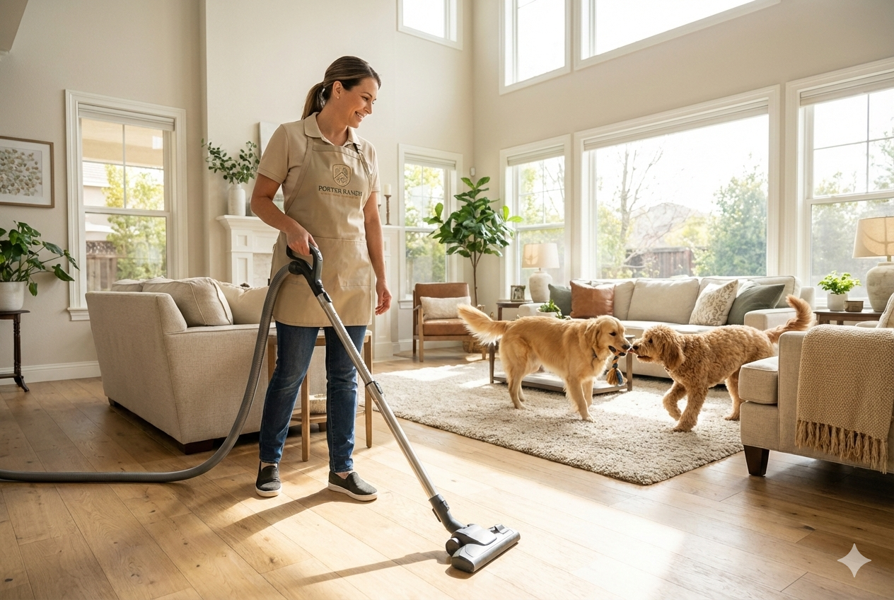 Professional house cleaning Porter Ranch CA - Caring Moms team